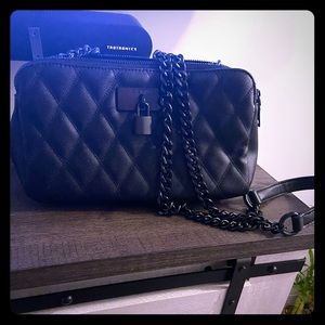 Black cross body Steven madden purse